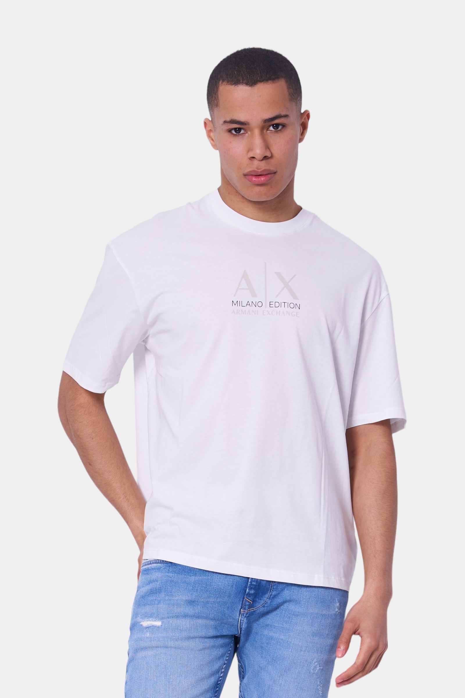 Біла футболка 3DZTAB ZJ3VZ 1116 Armani Exchange